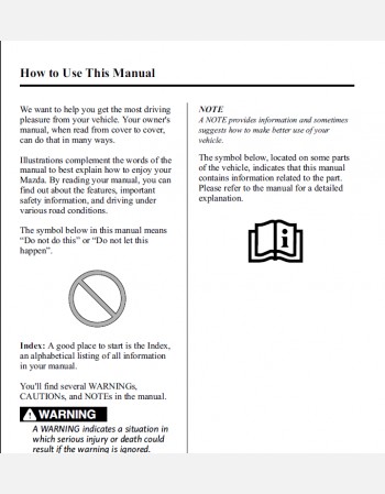 mazda cx-9 2011 owners manual